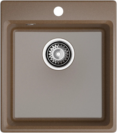 Мойка GranFest LEVEL 420, 420х480 мм, терракот
