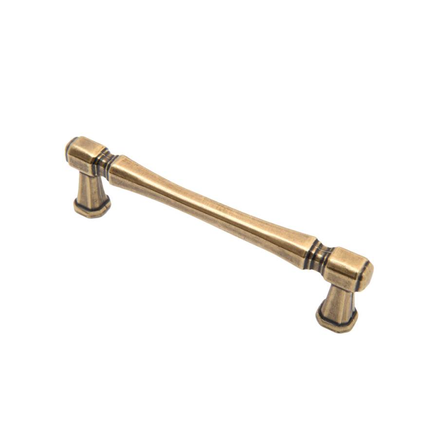 Ручка-скоба, 124, 128мм, металл, оксидированная бронза