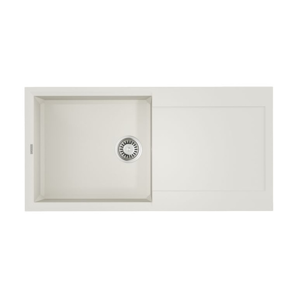Мойка Sakaime 100-WH, Tetogranit/белый