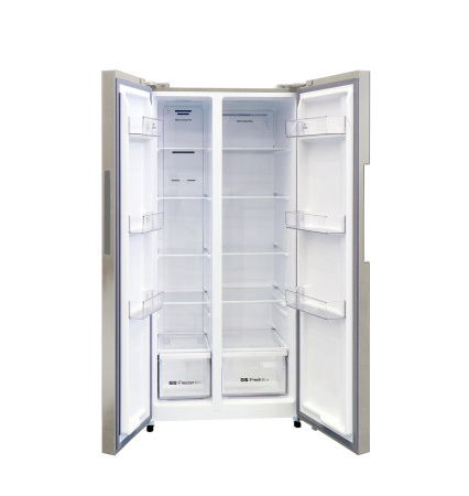 Холодильник отдельностоящий двухкамерный LSB520SLGID, серебро, Lex