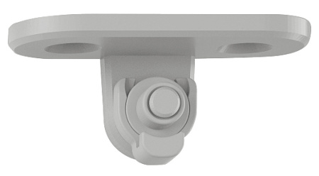 Крепление к сплошному фасаду ФриЛайт (H1.5), универсальное, серый