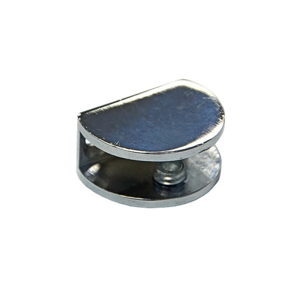 Полкодержатель для стекла h=11-15мм, хром