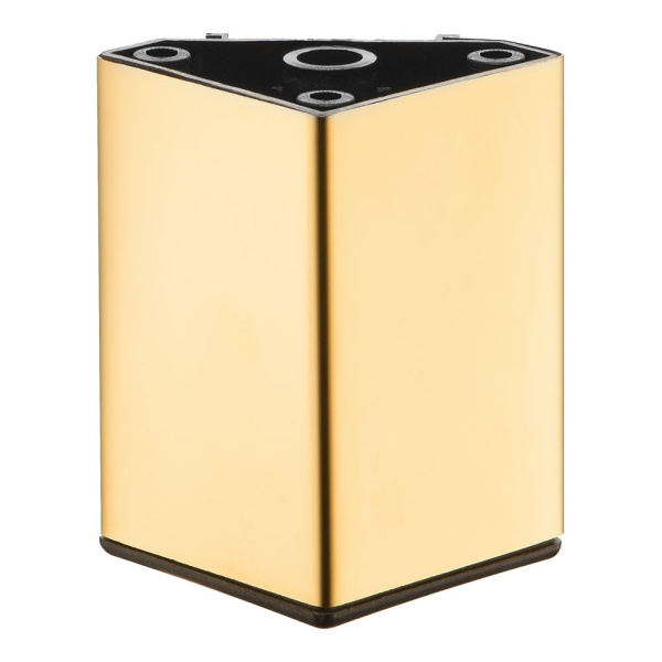 Опора декоративная мебельная, пластик, глянцевое золото