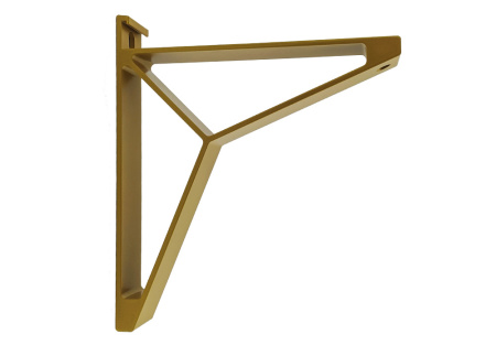 Полкодержатель Airone Eureka 903а, 158х25х177мм, металл, золото