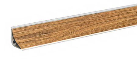 Плинтус LB-15, дуб вотан, L=3000мм, 14,4х14,4мм