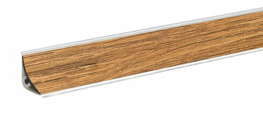 Плинтус LB-15, дуб вотан, L=3000мм, 14,4х14,4мм