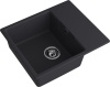 Мойка GranFest URBAN 658L, 580х490 мм, черный