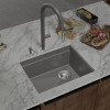 Мойка Rivelato LINO 554-R, 550х440х210мм, серый металлик