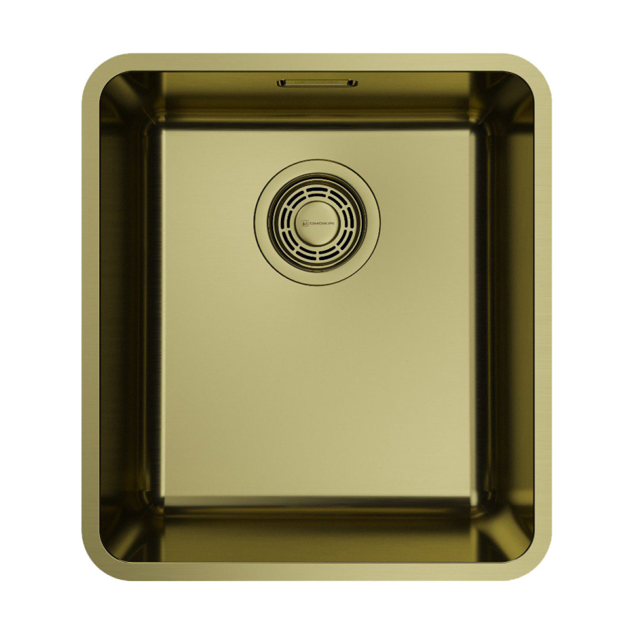 Мойка Omi 37-U/I Ultra-LG, нержавеющая сталь, светлое золото