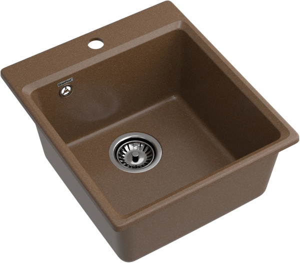 Мойка GranFest LEVEL 420, 420х480 мм, терракот