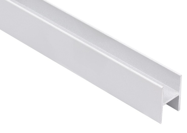 СТ-1 6мм Планка соединительная для щита L=600мм, H-образное сечение, белый
