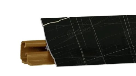 Плинтус LB-23, черный тунис, 3000мм, Россия