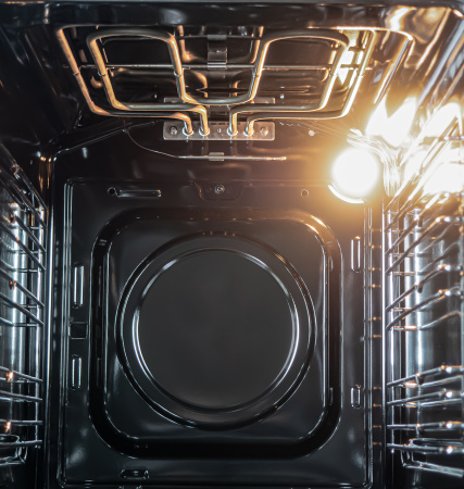 Духовой шкаф EDM 4545 BBL, 45 см, стекло, черный, Lex