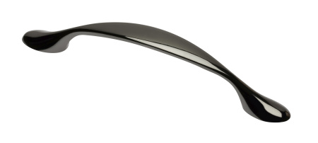 Ручка-скоба, CAMAIO, 96мм, металл, черный хром