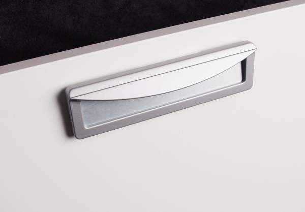 Ручка-скоба, 1042-10С, 160мм, металл, алюминий