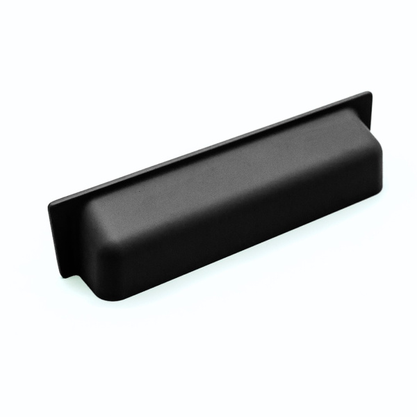 Ручка-раковина, UP11, 96мм, Shell, металл, графит, Gamet