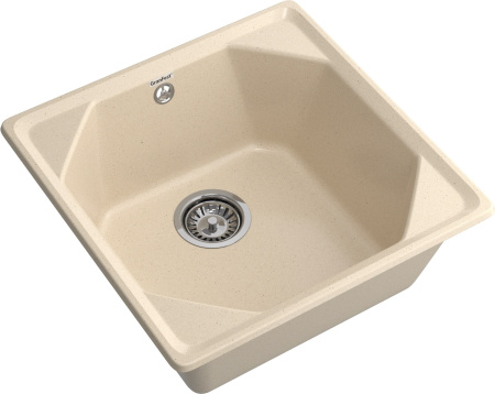 Мойка GranFest UNIQUE U-500, 500х500 мм, кашемир