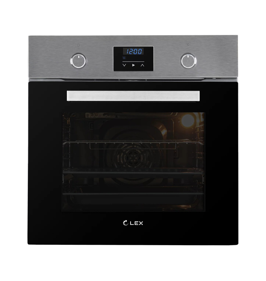 Духовой шкаф EDP 093 IX NEW, 60 см, стекло/нерж. сталь, нерж. сталь, Lex