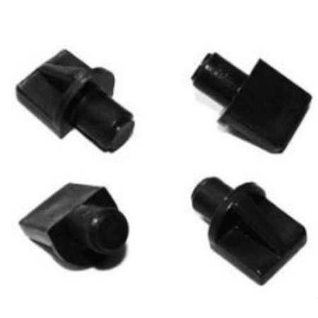 Полкодержатель пластмассовый, черный, Россия