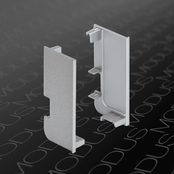 Заглушки внутренние (закрытые) для L-образного профиля, А21/n латунь