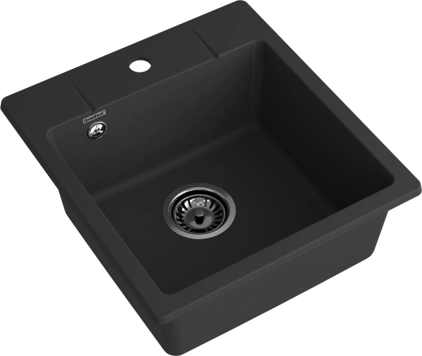 Мойка GranFest URBAN 245, 450х490 мм, черный