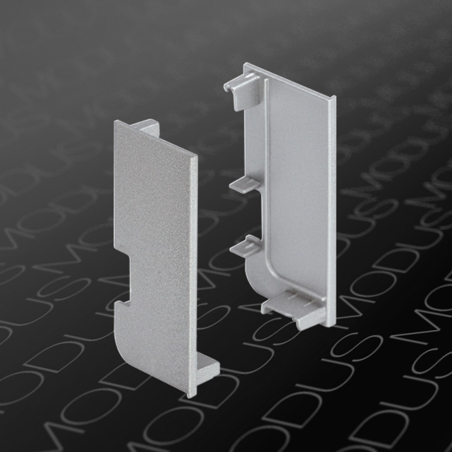 Заглушки внутренние (закрытые) для L-образного профиля, А21/n латунь