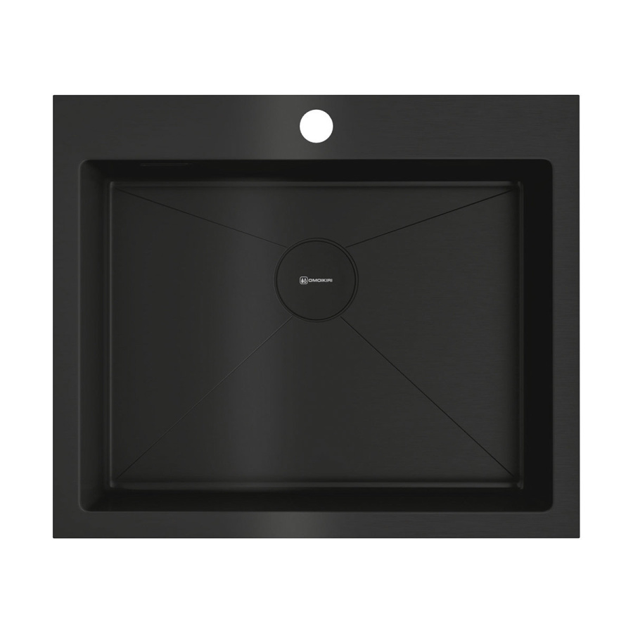 Мойка Akisame 59-GB, нержавеющая сталь, графит