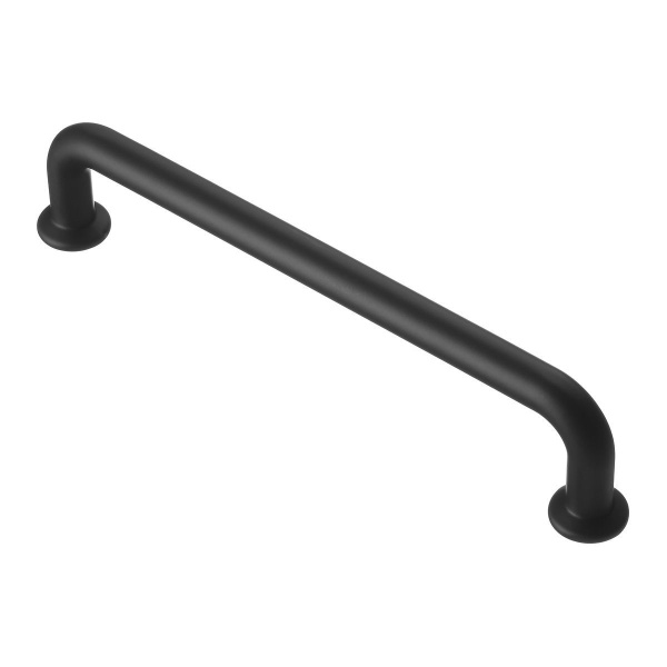 Ручка-скоба, NORD, 128мм, металл, черный матовый