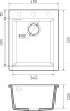 Мойка Rivelato ZENO 4150, 410х500х200мм, черный