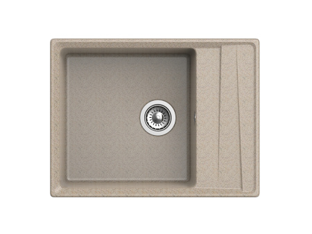 Мойка GranFest LEVEL 660L, 660х500 мм, песочный