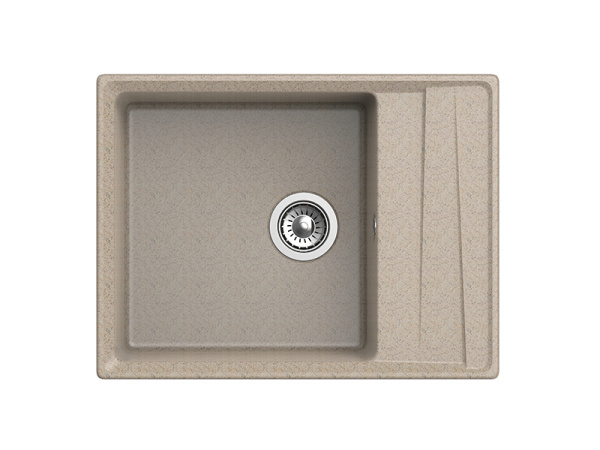 Мойка GranFest LEVEL 660L, 660х500 мм, песочный