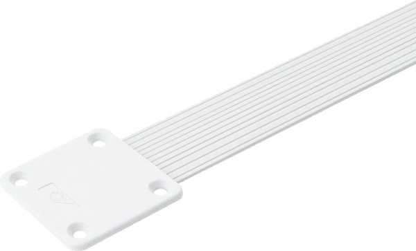 Стяжка-выпрямитель врезной, L=1000-2700мм, белый, AQ