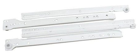 Направляющие роликовые 400мм, 0,8, белый