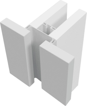 Вертикальная ручка-профиль C-образная, h=62,8мм, L=2,5м, ДСП 16мм, золото матовое, AQ