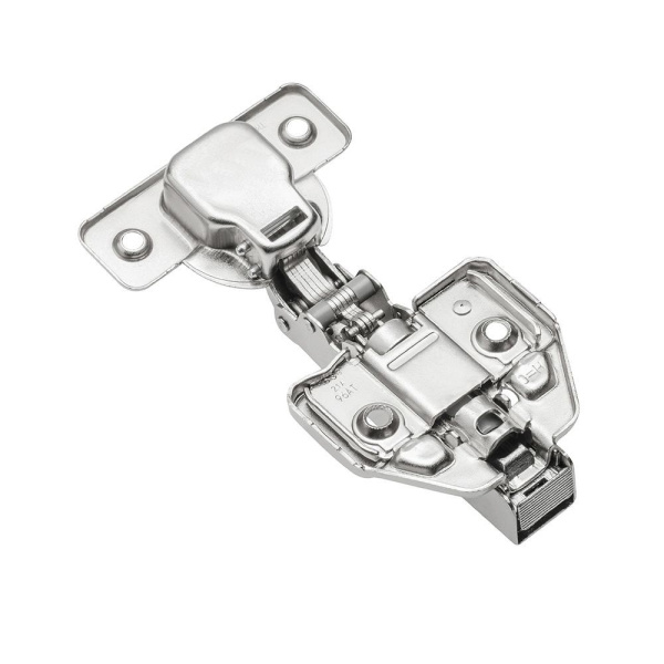 GTV Петля накладная, с планкой 0мм, с доводчиком, БЕЗ еврошурупа, 3D-регулировка, 45мм