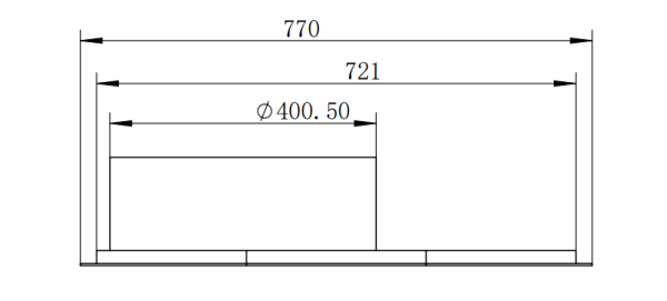 Мойка врезная, 770х500х180х0,8мм, глянец, универсальная+сифон, CMF