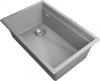 Мойка Rivelato LINO 654-L, 650х440х210мм, серый металлик