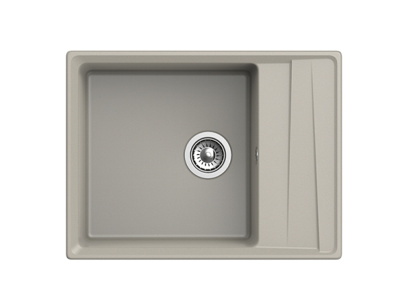 Мойка GranFest LEVEL 660L, 660х500 мм, топаз