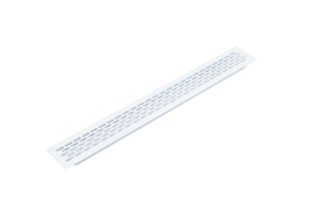 Вентиляционная решетка для цоколя, 484х60мм, алюминий, серебро, Rejs