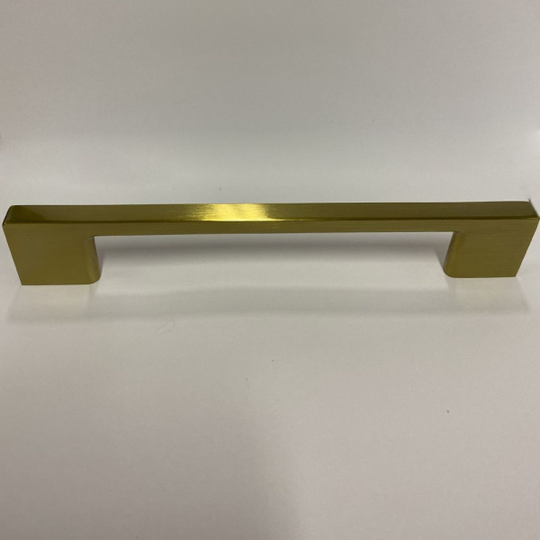 Ручка-скоба, UZ-819, 256мм, металл, позолоченная латунь