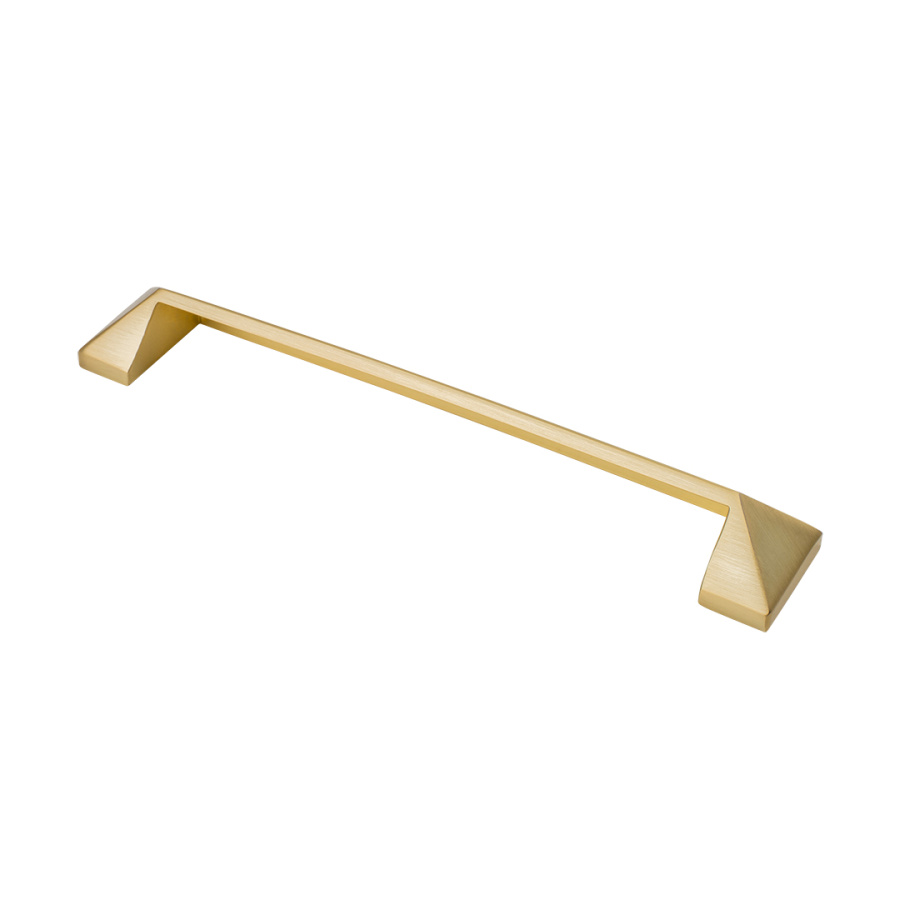 Ручка-скоба, 2637, 160мм, металл, матовое золото