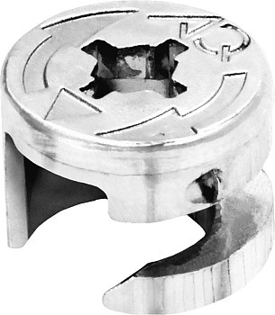 Эксцентрик, d=15мм, h=11,3мм, для ДСП 16мм, сталь, AQ/2000/500