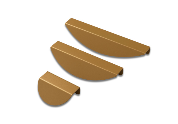 Ручка-профиль, CТ2, 128мм, металл, золото