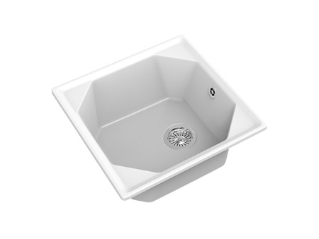 Мойка GranFest UNIQUE U-500, 500х500 мм, иней