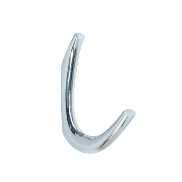 Крючок, KR 0080, однорожковый, хром