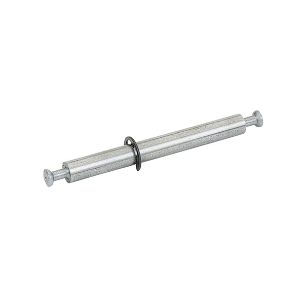Дюбель двухсторонний DU868, для средних панелей толщиной 16мм, ø8 мм,L46/76 мм, сталь б/покрытия
