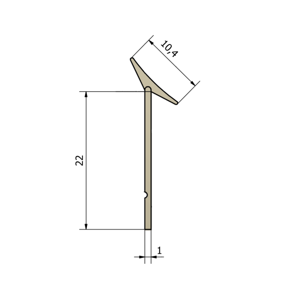 Уплотнитель Silikorner, L=4200мм, прозрачный, Korner