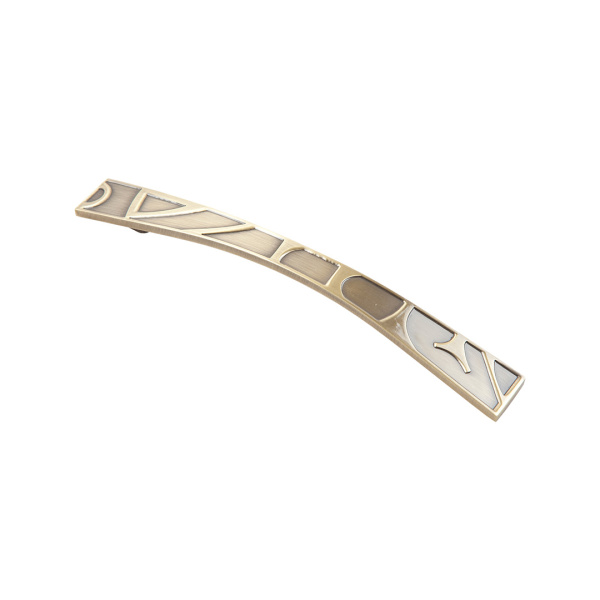 Ручка-скоба, 032, 128мм, металл, бронза