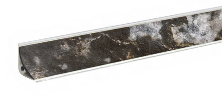 Плинтус LB-15, королевский опал, L=3000мм, 14,4х14,4мм