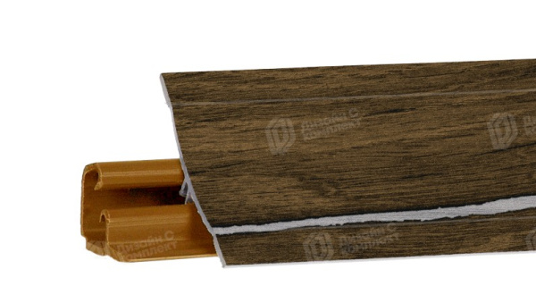 Плинтус LB-23, дуб Флагстаф темный, 3000мм, Россия